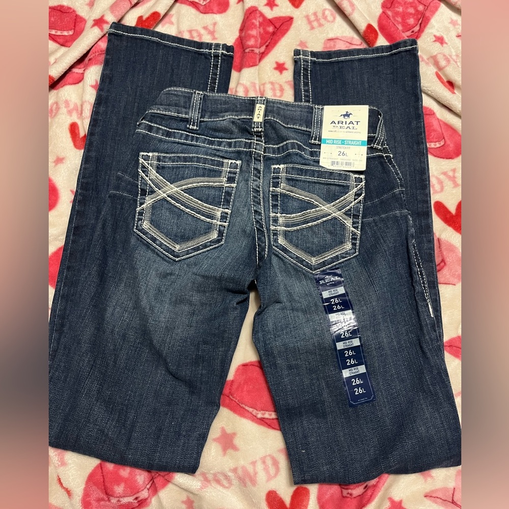 26 long ariat jeans - Picture 1 of 4